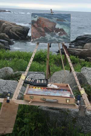 Soltek Easel plein-air lightweight on location artist easel